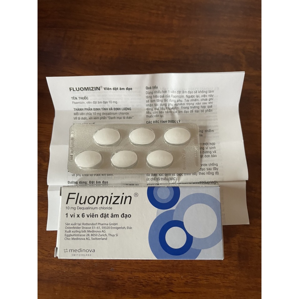 FLUO.MIZIN 10MG XỬ LÝ VIÊM Â.M ĐẠO, Â.M HỘ, HUYẾT TRẮNG DO NHIỄM KHUẨN VÀ NẤM.
