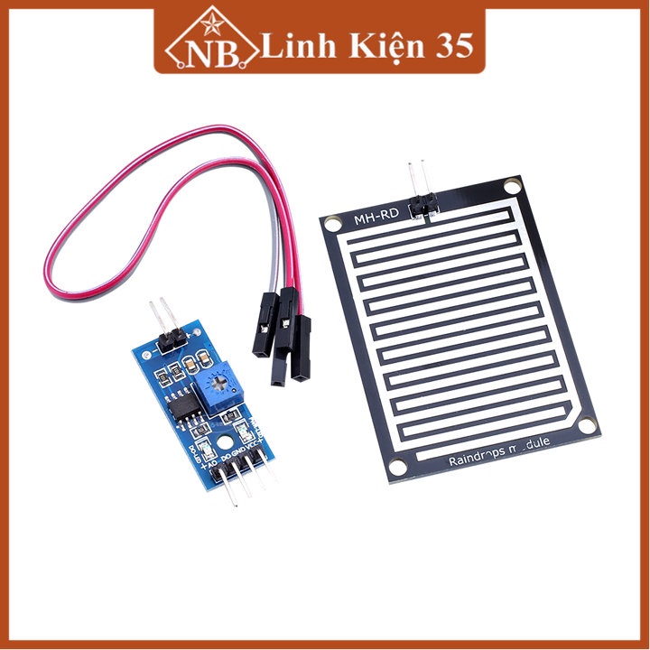 Module cảm biến mưa, kiểm tra trời mưa