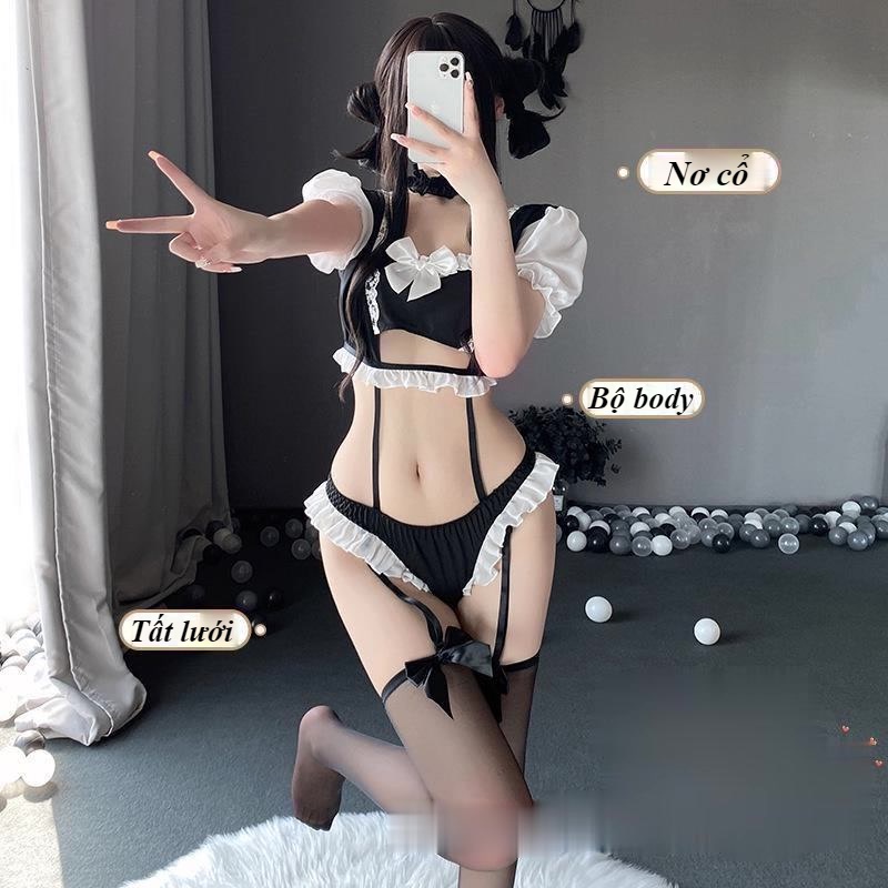 Đồ Lót Sexy Trang Phục Hầu Gái Gợi Cảm Dễ Thương 2643