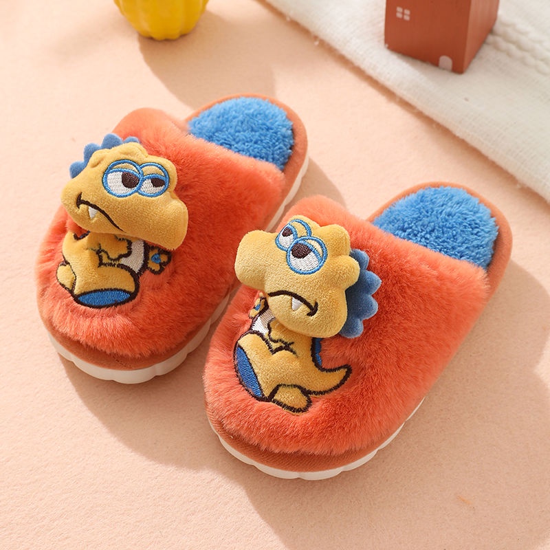 Dép Cotton Chống Trượt Chống Lạnh Siêu Dễ Thương Cho Bé Trai Và Gái