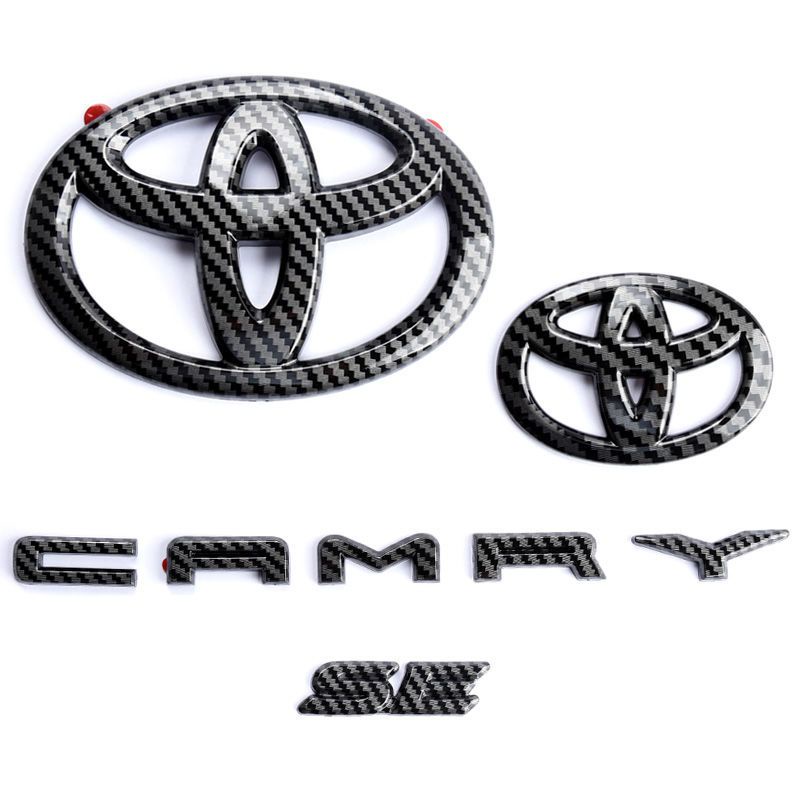 Miếng Dán Logo Chữ camry Màu Đen Trang Trí Đuôi Xe Hơi