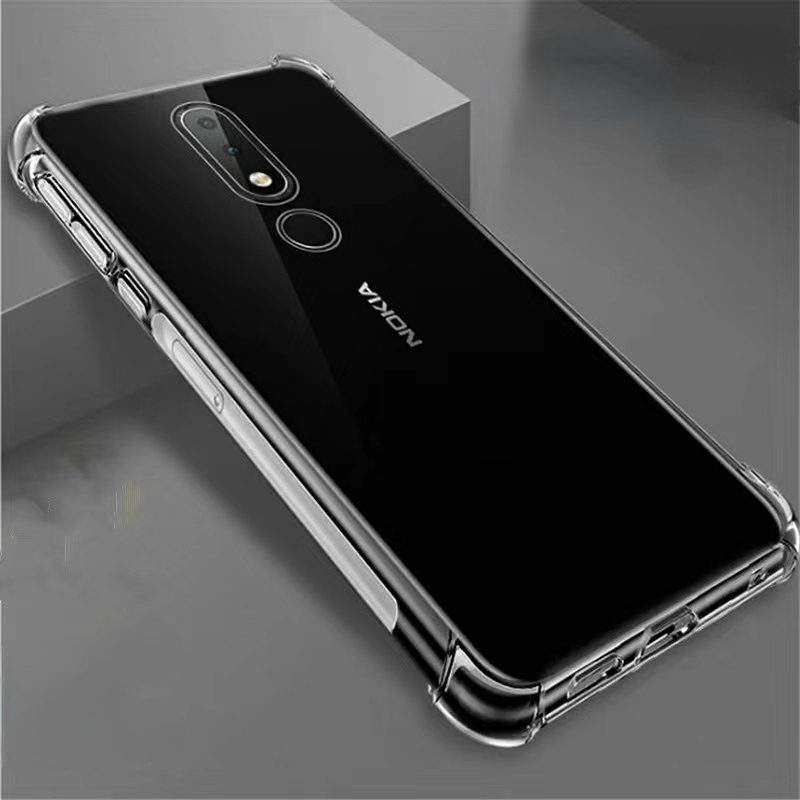 Ốp Điện Thoại Trong Suốt Chống Sốc Cho Nokia 5 6 2018 5.1 6.1 7Plus X5 X6 X7 8.1 7.1 7Plus 8.1 9 PureView 8Sirocco