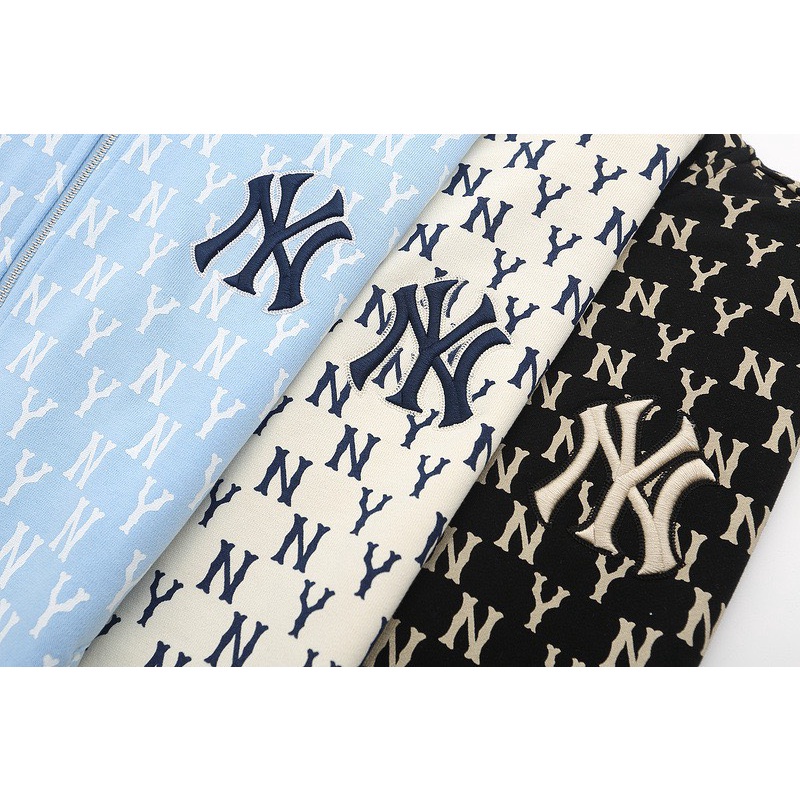 Áo Sweater  MLB Monogram Vải Chân Cua cotton 100% The Laz