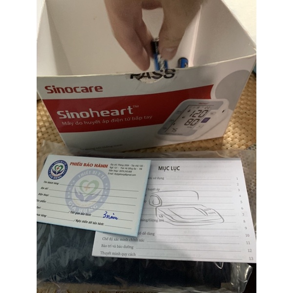Thanh lý máy đo huyết áp điện tử sinocare