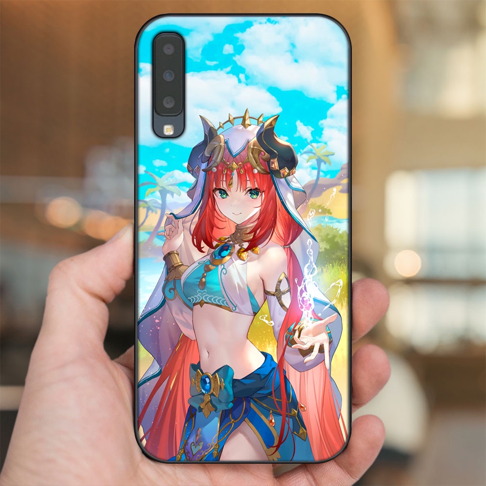 Ốp lưng Samsung A7 2018 viền đen in hình Nilou Genshin Impact
