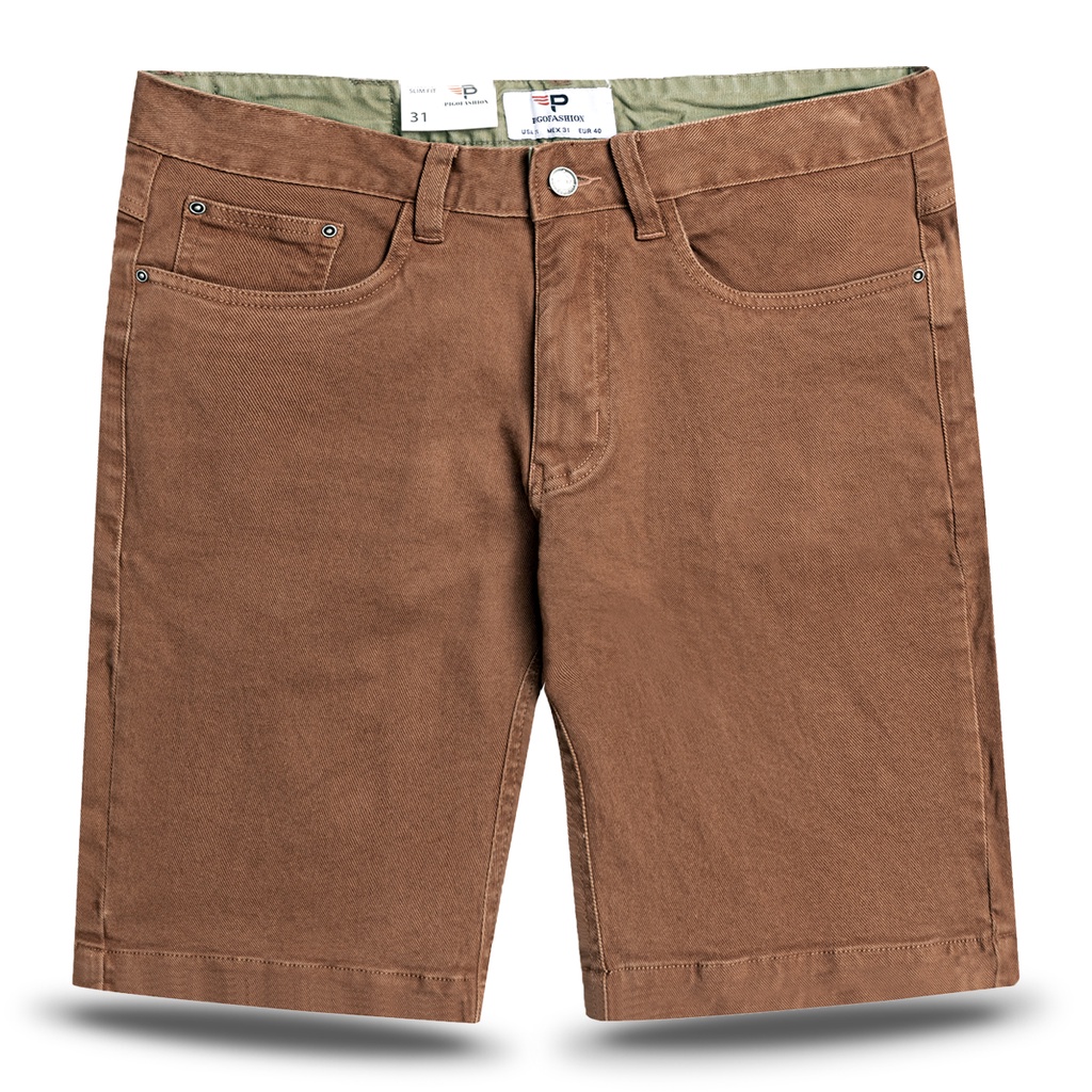 Quần short kaki nam giả jean cao cấp Pigofashion Zskj01