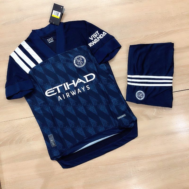 Bộ áo bóng đá new Yord xanh đen hàng super thailand chuẩn thi đấu 99%