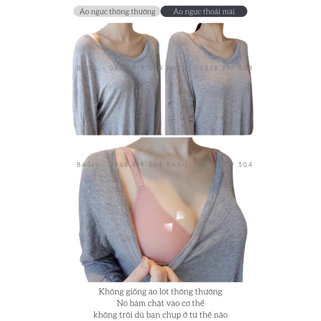 Áo lót DA05 Basil nữ đệm ~2cm áo ngực không gọng chống hằn định hình cao cấp