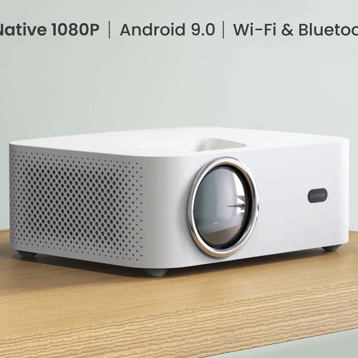 Máy chiếu mini Wanbo X1 Pro độ nét Full HD 1080p, Android TV 9, Độ sáng 3900 lumens, Tích hợp WiFi, Bluetooth, HDMI