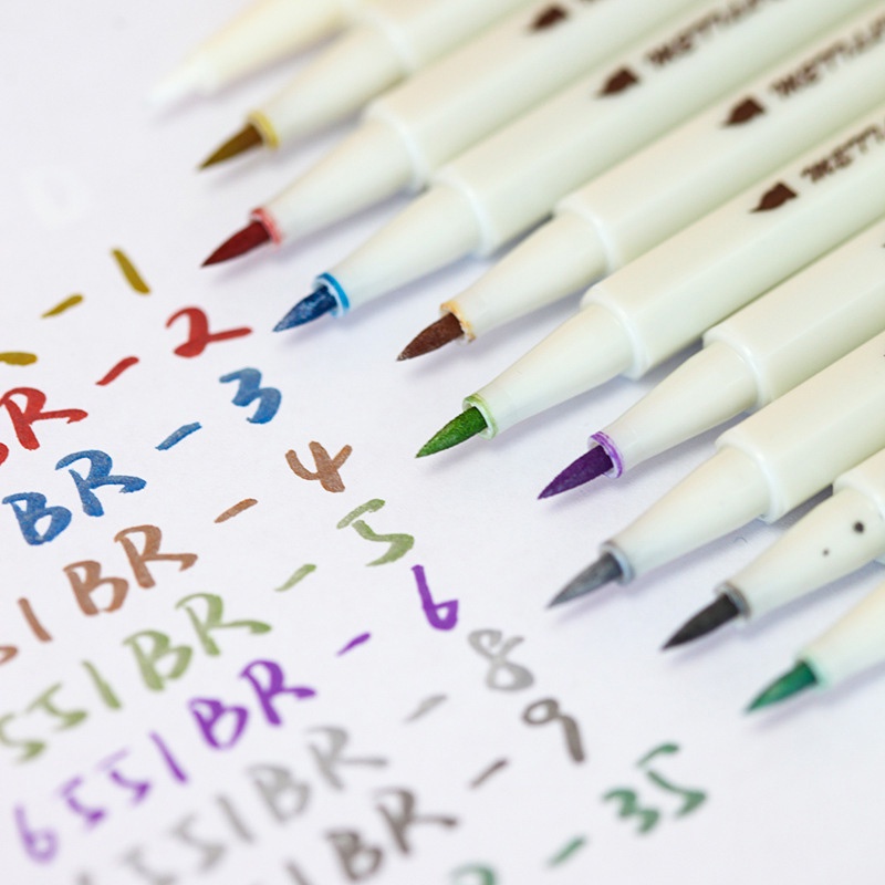 Set 10 Bút Lông Màu 1mm Mềm Mại