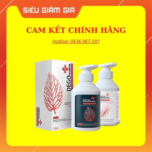 Dầu Gội Xả Gừng DEGO PHARMA 250ml ❤️ ❤️ Dược Liệu Tinh Chất Gừng Đỏ - Phục Hồi Tóc Hư Tổn & Giảm Rụng Tóc