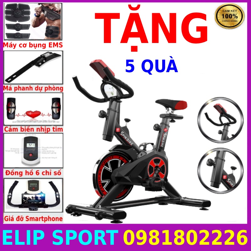 Xe đạp tập thể dục trong nhà 🔥FREESHIP🔥 xe đạp tập thể dục tại nhà - xe đạp tập thể dục phiên bản LUXURY tặng 5 quà