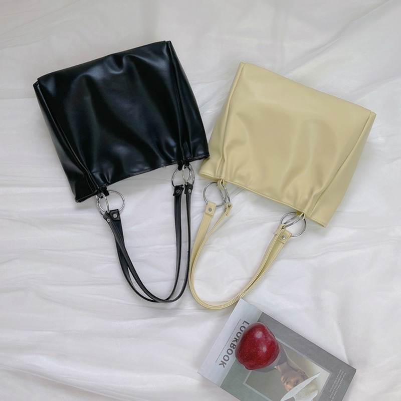 IELGY Túi Đeo Chéo Màu Trơn Sức Chứa Lớn Cao Cấp Thời Trang Dành Cho Nữ