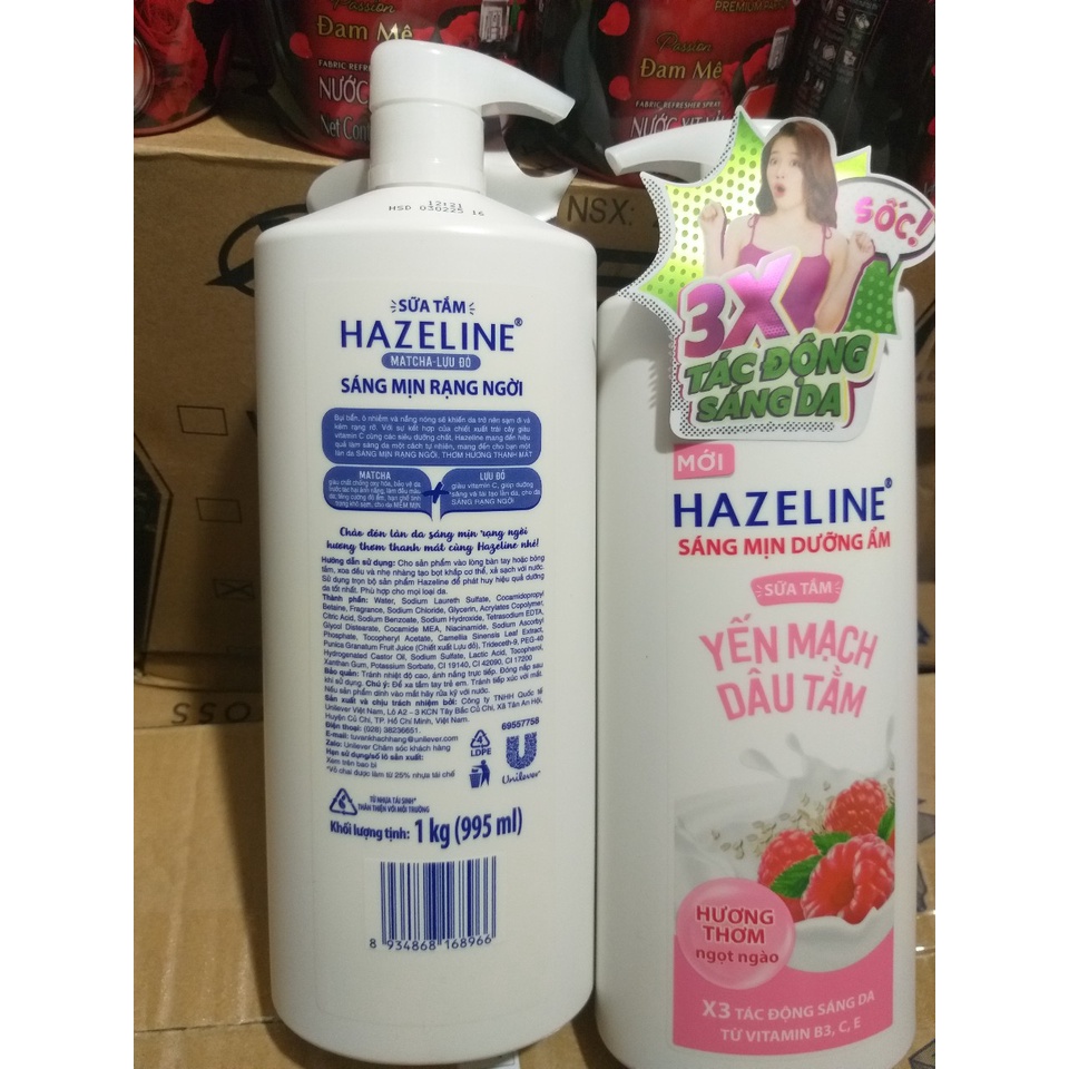 Sữa Tắm Sáng Da Hazeline 1KG