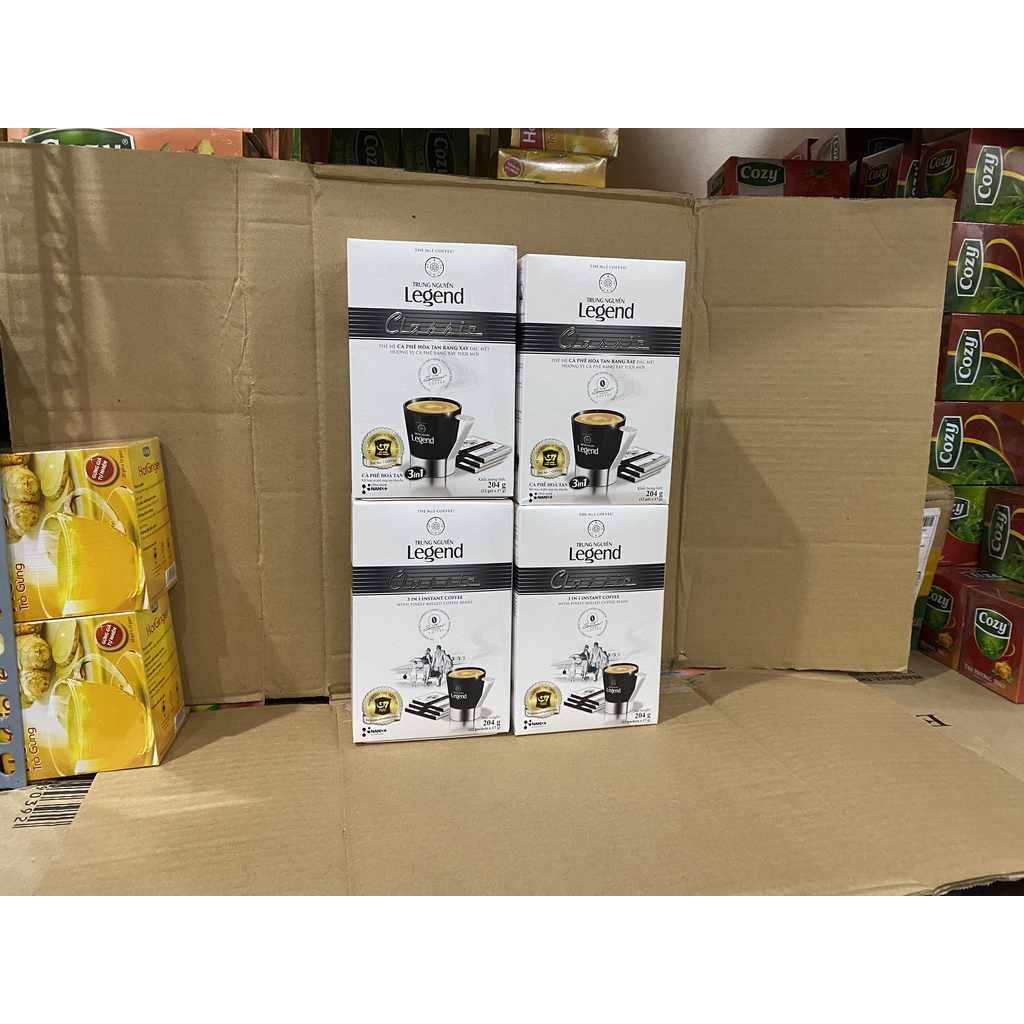 Cà Phê Hòa Tan Trung Nguyên Legend Classic - Hộp 12 gói/17gr/gói  .