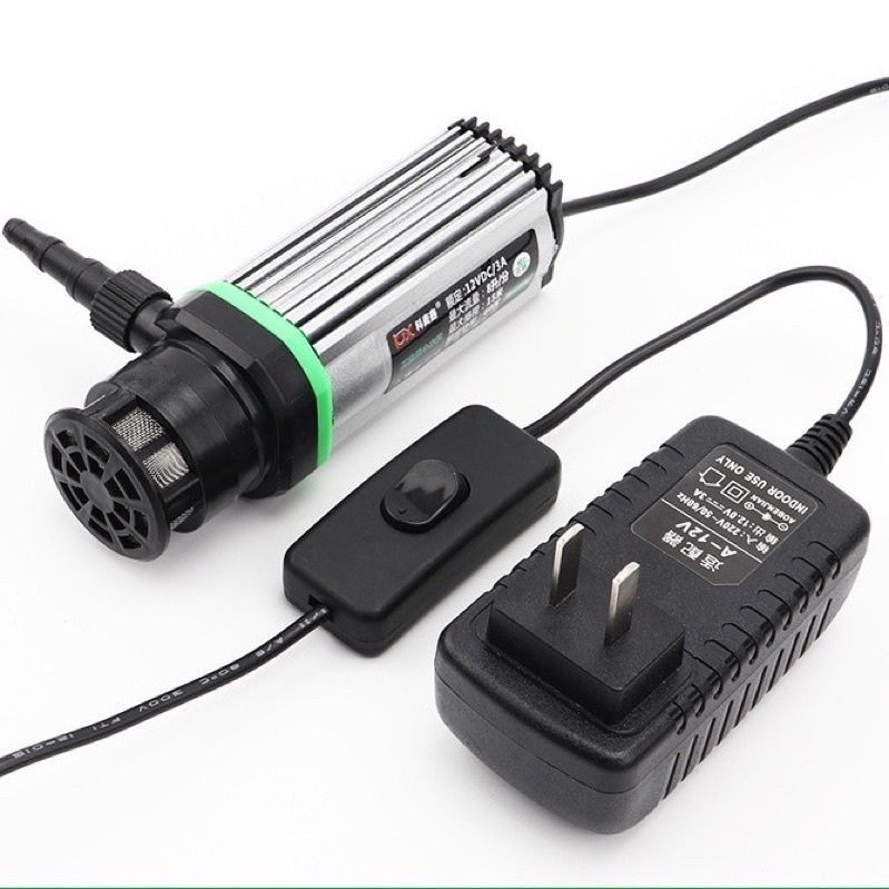 Máy bơm 12v mini CAO CẤP - Phụ kiện bể cá, dùng cho máy khoan, cắt rãnh tường