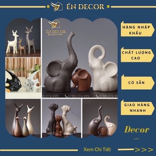 Tượng gốm sứ trang trí nhà cửa, trang trí phòng khách, phòng ngủ, decor nhà cửa, én decor