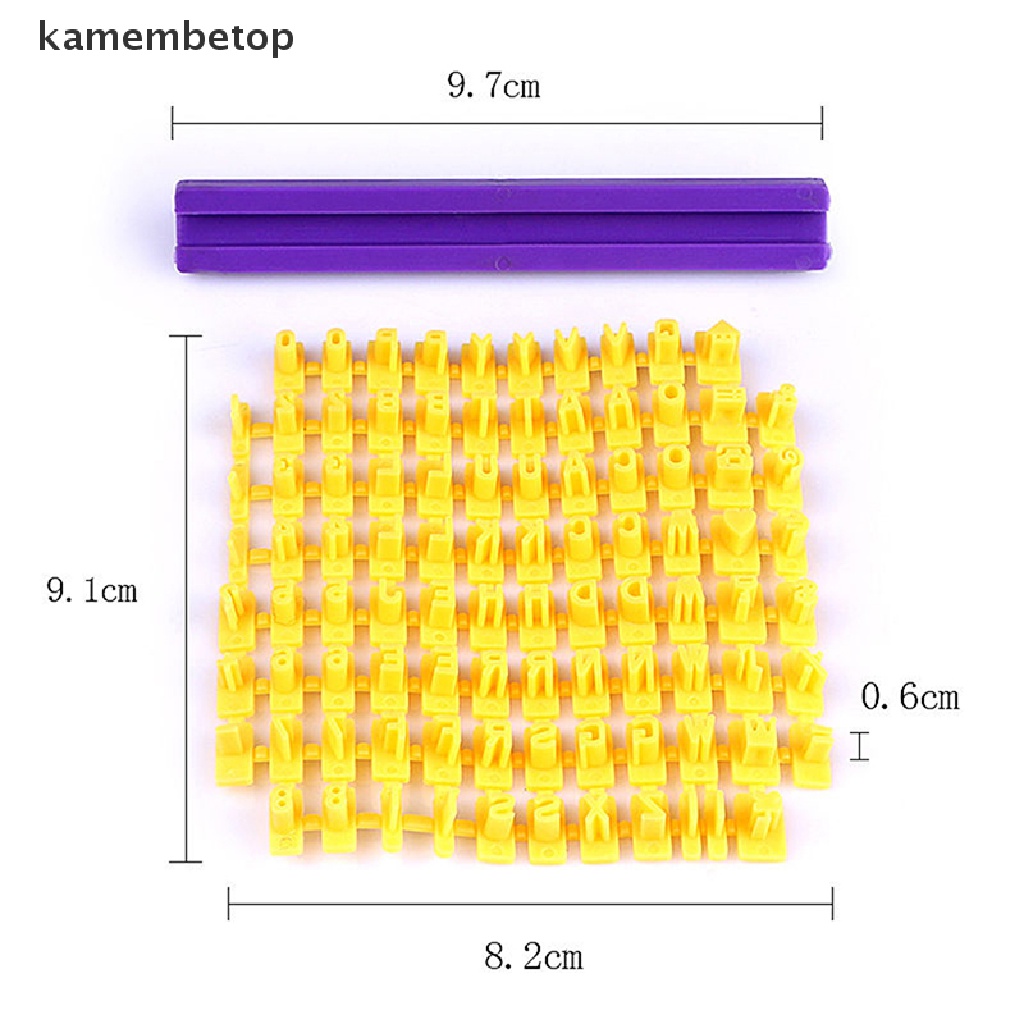 Khuôn Nhấn Bánh Quy Hình Chữ Cái Và Chữ Số