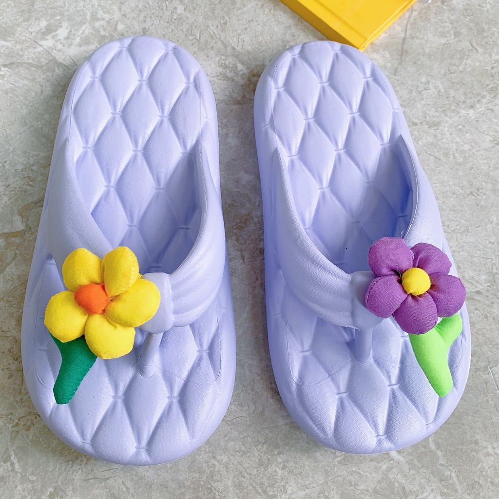 Dép lê MARTINI đế mềm họa tiết bông hoa dễ thương nhiều màu xinh đẹp cho nữ sinh