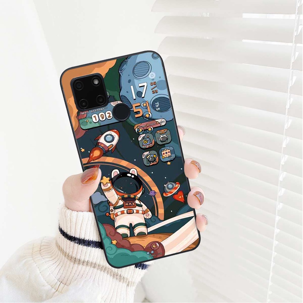 Ốp lưng Realme C20 / C21Y phi hành gia siêu dễ thương, ốp điện thoại rẻ bền đẹp
