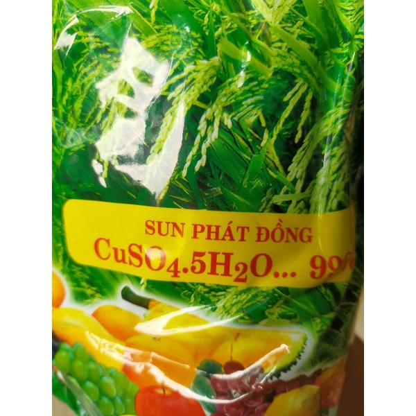 đồng sunfat cuso4.5h2O phân bón 1kg- Độ tinh khiết: 99% min