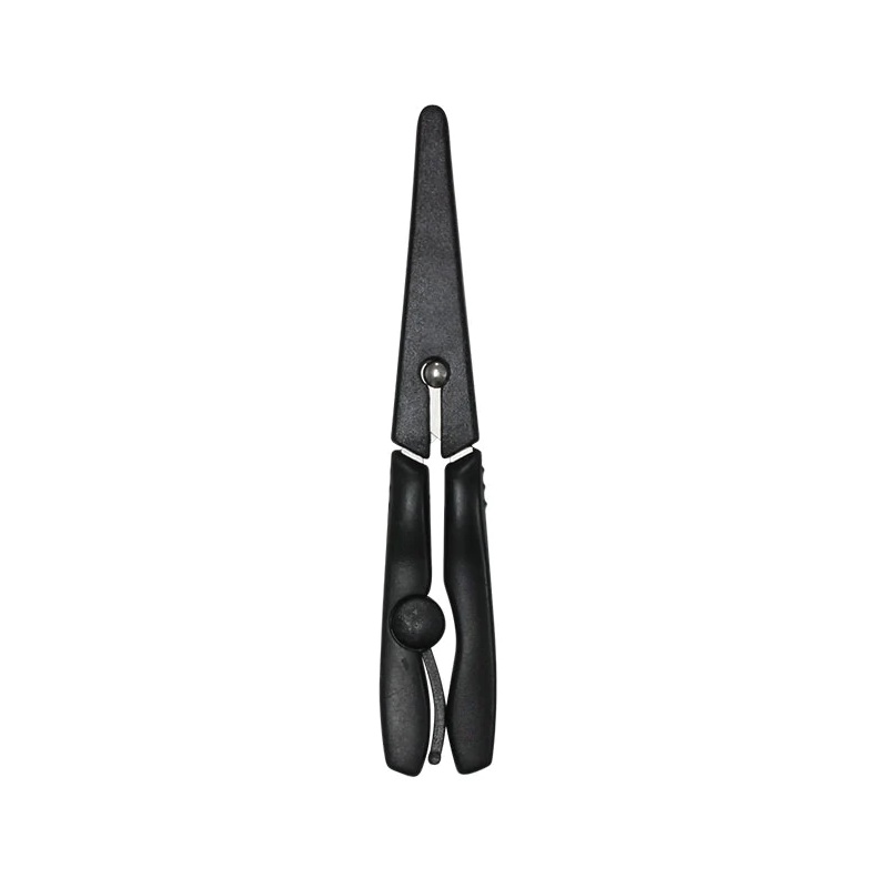 Daiso Kéo thông minh 2.3x1x13.7cm Smart Scissors -White - Black-