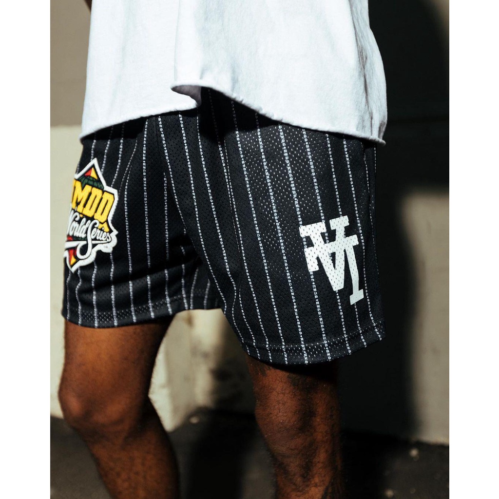 Quần Short Bóng Chày Phối Lưới Nhanh Khô Phong Cách Đường Phố Mỹ Thời Trang Mùa Hè Cho Nam Và Nữ