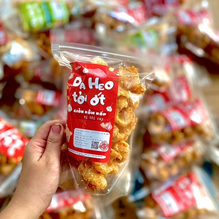 Da Heo Tỏi Ớt, Da Heo Cháy Tỏi, Da Heo Mắm Hành Giòn Rồm Rộp Siêu Ngon, Siêu Rẻ. Ăn Là Mê - Ngon Nhớ Mãi