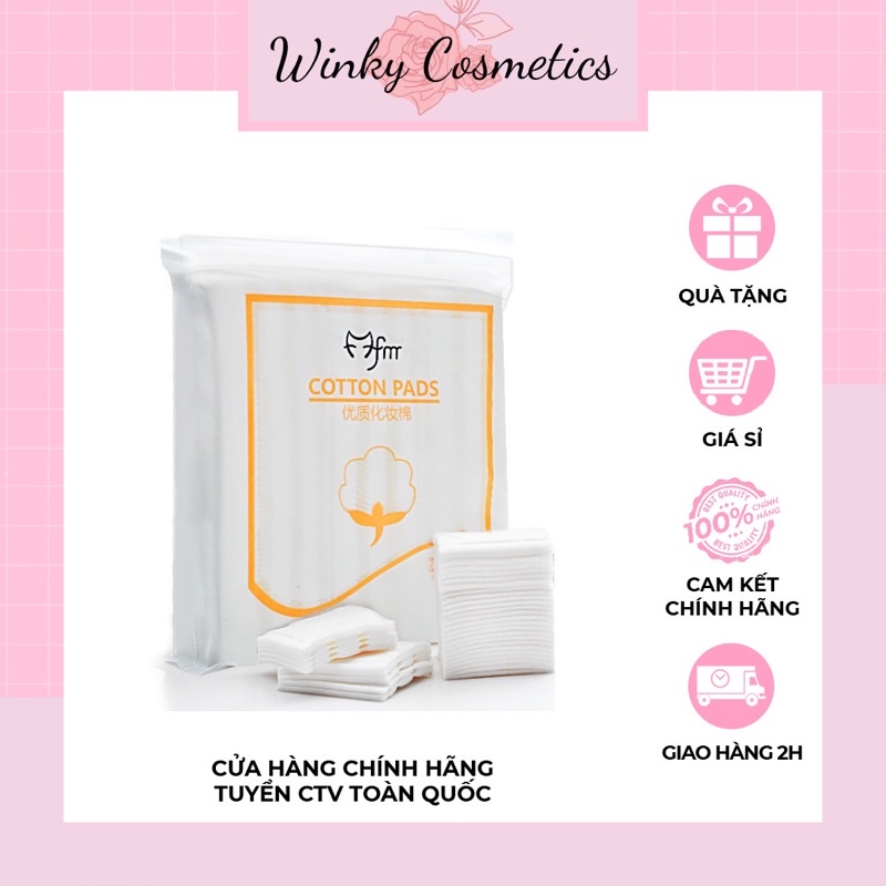 Bông tẩy trang 222 miếng Lameila BTT222