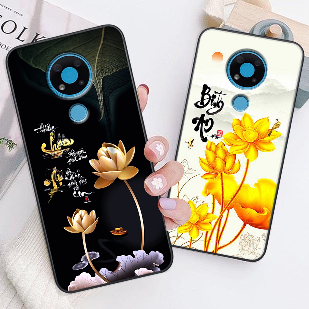 Ốp lưng NOKIA 3.4 / 8210 4G in hình chữ tài chữ lộc, Cha Mẹ, bình an SIÊU ĐẸP
