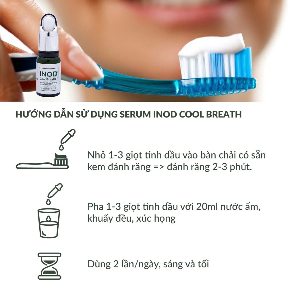 Serum Khử Mùi Hôi Miệng Inod Cool Breath Huyền Phi 10ml