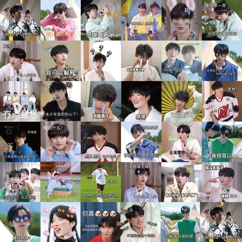 Set 60 sticker dán TNT