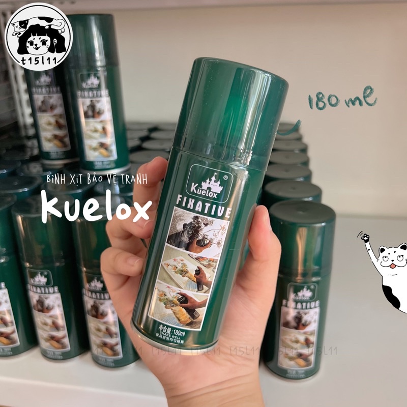 Chai xịt bảo quản tranh Kuelox 180ml