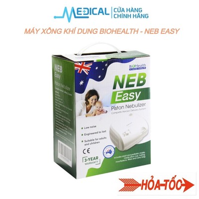 [Hoả Tốc HCM ] Máy xông khí dung BioHealth NEB Easy chính hãng bảo hành 3 năm - MEDICAL