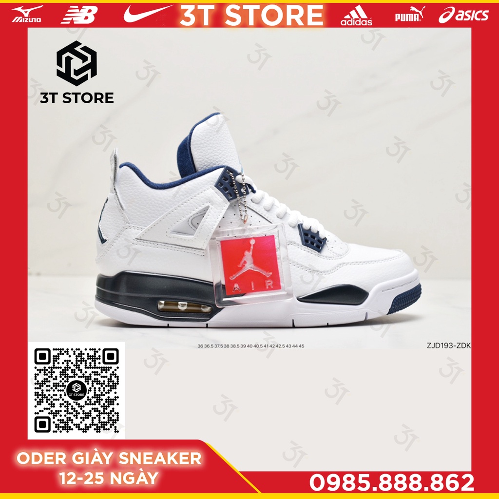 GIÀY SNEAKER MÃ SẢN PHẨM: 314254-107PC_Nike Air Jordan 4 Retro Columbia（2015）_FULL BOX_FREE SHIP TOÀN QUỐC