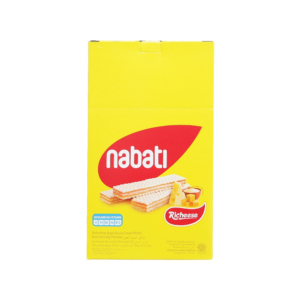 Bánh xốp Nabati vị phô mai 150g/ Nabati vị phô mai 300g