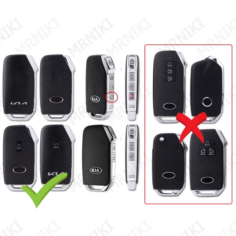 Vỏ Bọc Chìa Khóa 3 Nút 4 Nút Bằng Kim Loại Cho KIA K3 K5 CERATO SORENTO