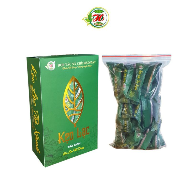 Kẹo Lạc trà xanh Hảo Đạt Tân Cương Thái Nguyên (Hộp 500g)