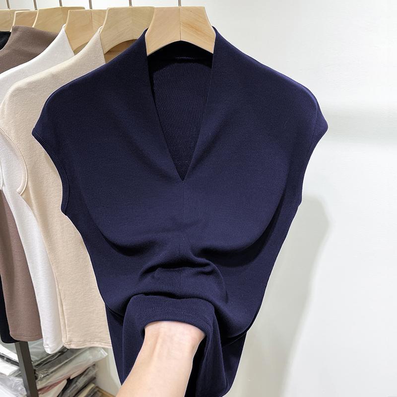 Áo Thun Lụa Dệt Kim Mỏng Tay Ngắn Thời Trang Dành Cho Nữ