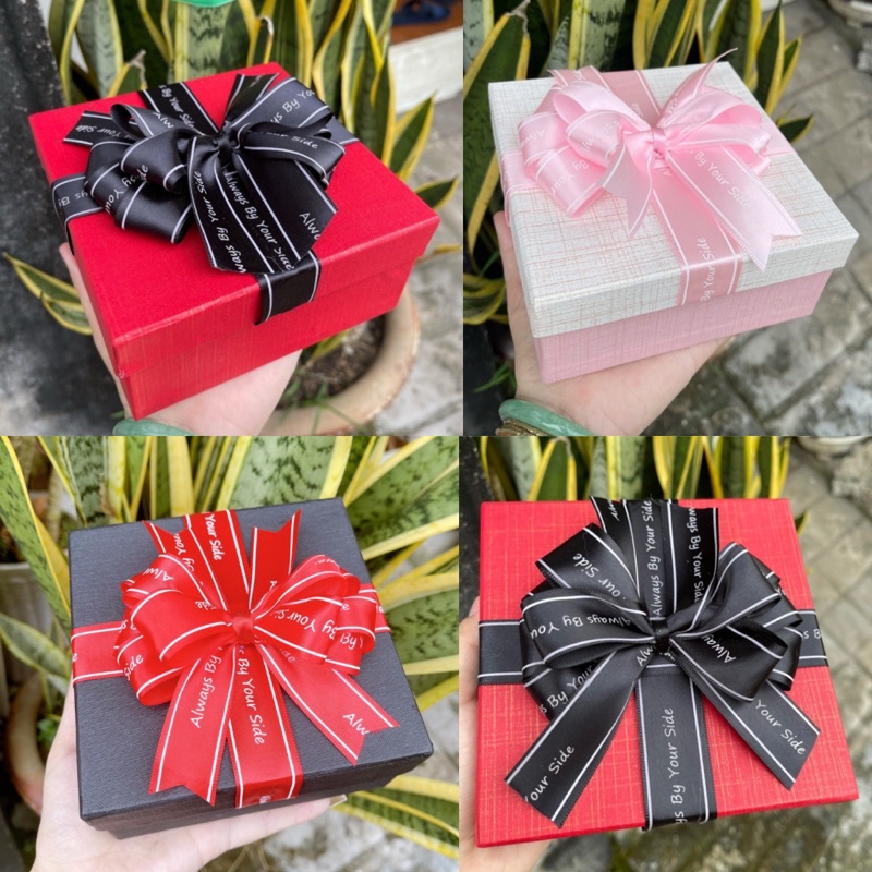 Hộp quà, hộp quà đựng son môi mỹ phẩm tặng cho phụ nữ ngày sinh nhật, valentine,8/3,20/10,14/2