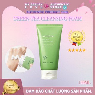 Sữa rửa mặt trà xanh Innisfree Green Tea Cleansing Foam 150ml -