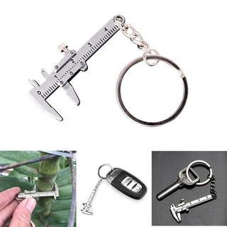 Thước kẹp mini kèm móc khoá chất liệu inox, kích thước 30mm