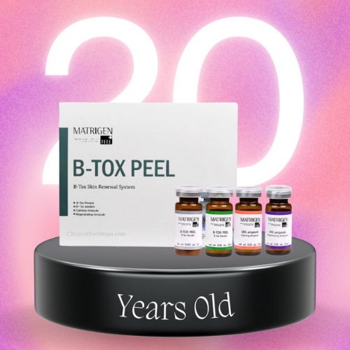 Thay Da Sinh Học Bằng Tảo Silic Matrigen B-TOX PEEL - Loại 4 Màu