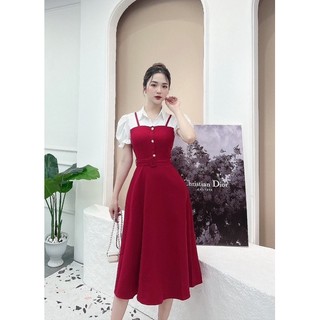 Váy phối nơ cao cấp