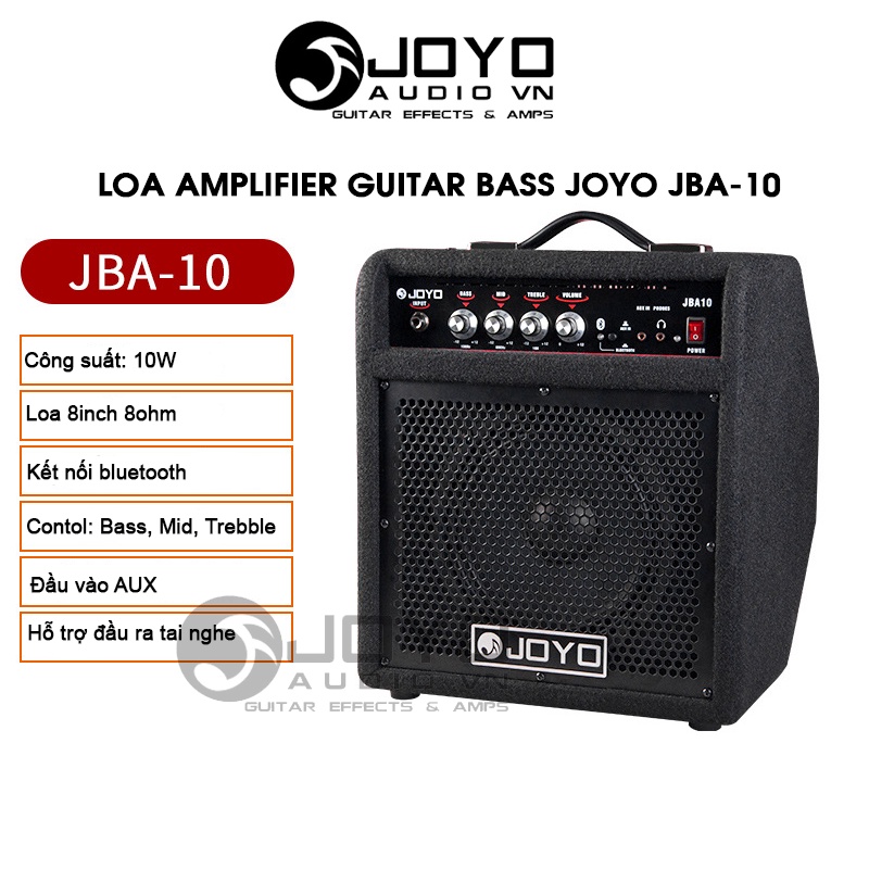 Joyo JBA-10 - Loa Amplifier Guitar Bass Bluetooth Công Suất 10W