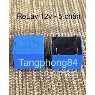 Rơ le ( relay ) 12v , 5 chân , 7A , giá 5 cái 45k