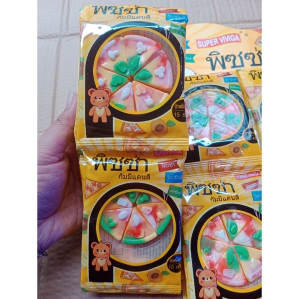 10 gói Kẹo Dẻo Pizza Thái Lan 15g