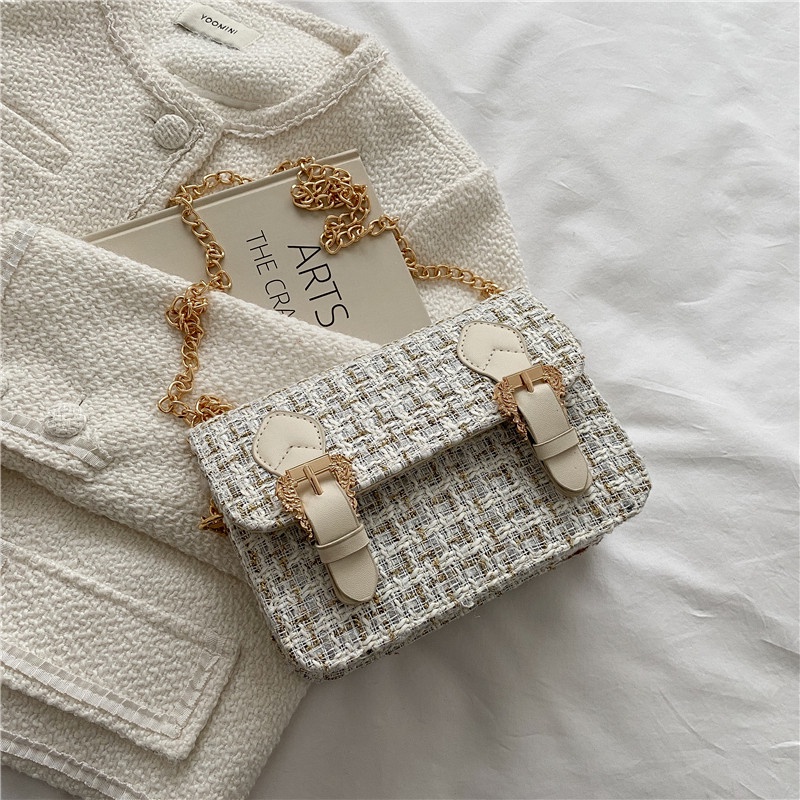 Túi Đeo Chéo Dáng Vuông Nhỏ Thời Trang Trẻ Trung