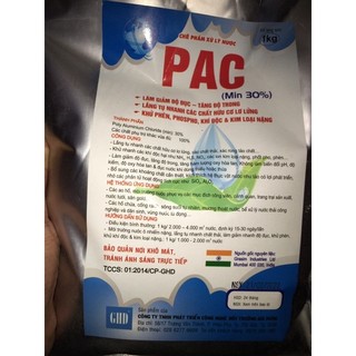 PAC 30% hạ phèn làm trongcấp tốc ,lắng tụ nhanh chất hữu cơ , khử phèn khí , kim loại nặng ao nuôi tôm cá thuỷ hải sản