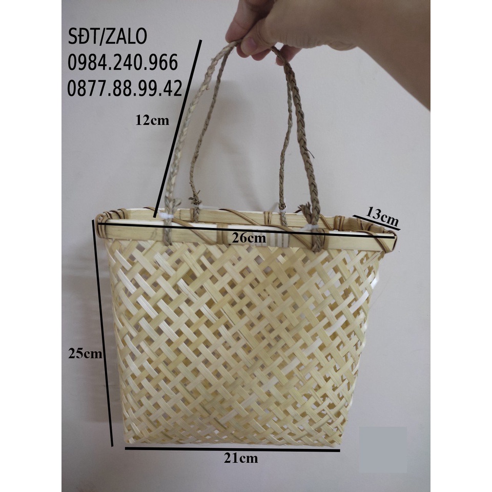 Giỏ Hộp mây tre đựng quà Tết HCM Giá sỉ